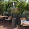 Flash Furniture Sol Patio Outdoor Heating-Slate Gray Stainless Steel 40,000 BTU Propane Heater w/Wheels, 7.5Ft Tall NAN-HSS-AGH-GY-GG - alternate 7